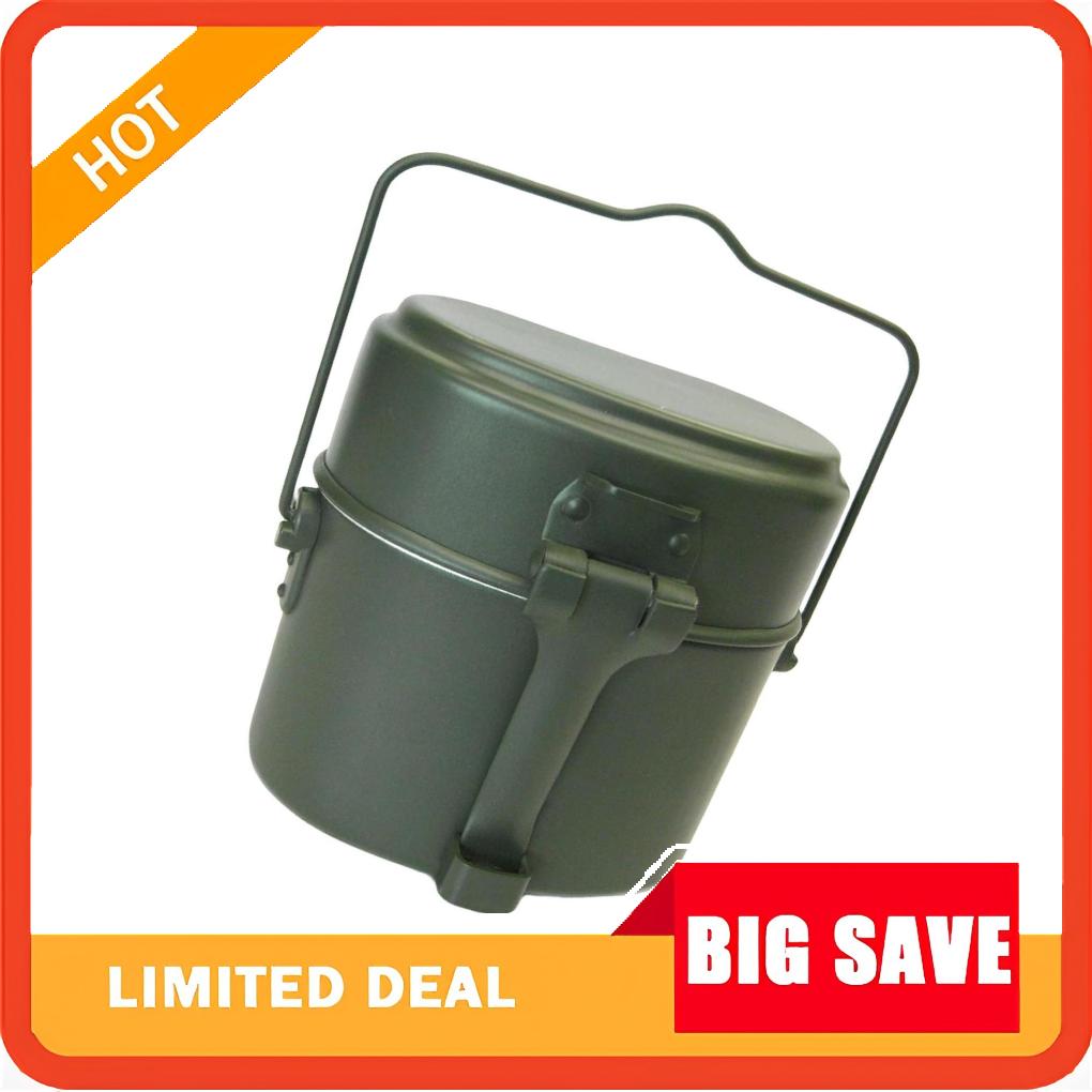 Camping Cooking Kit Box - Conjunto de 3 Peças: Panela e