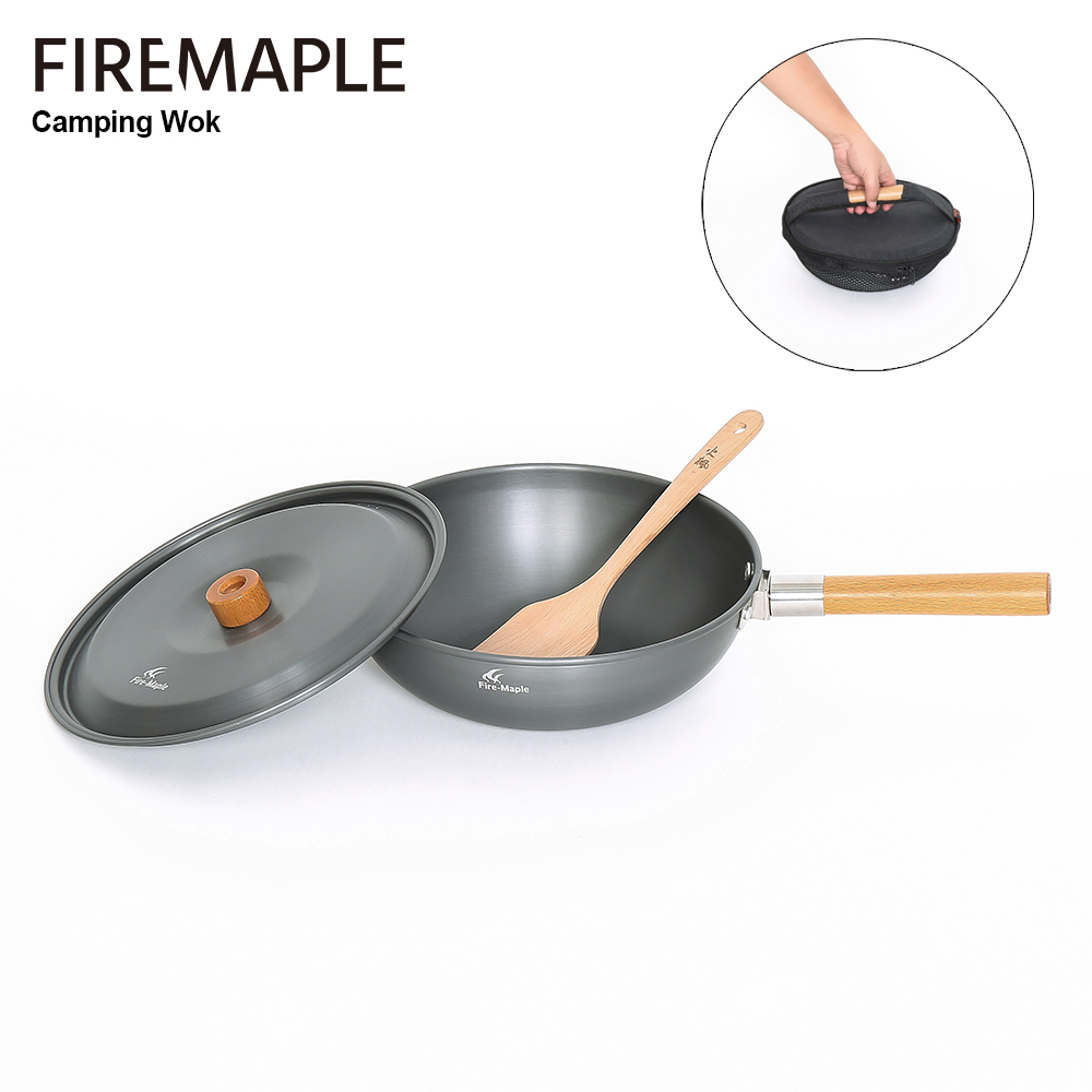Camping Cooking Equipment Bag - Wok de acampamento de bordo de