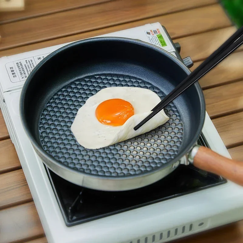 Camping Cooking Candle - Panela Antiaderente MOUNTAINHIKER para Camping, Frigideira