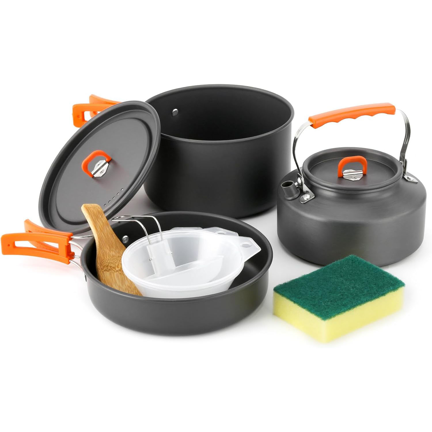 Camping Cooking Pots And Pans Set - Conjunto de Utensílios de Cozinha para