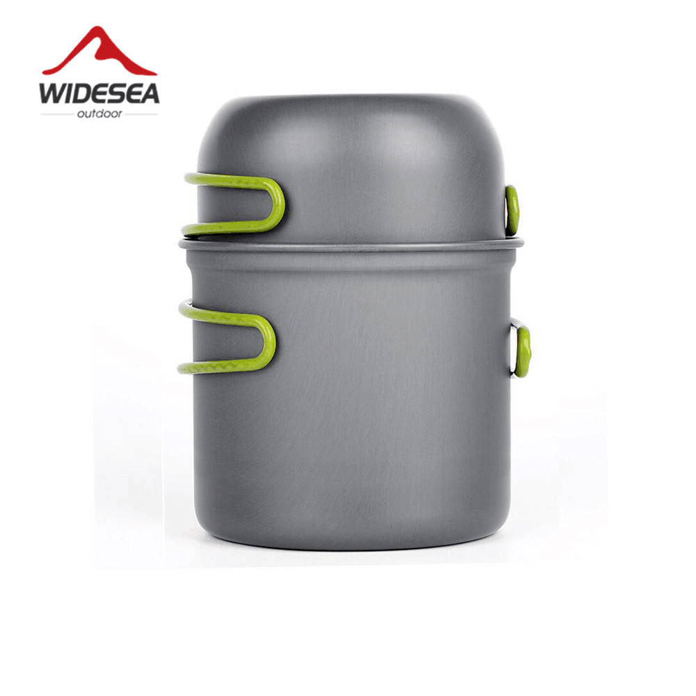 Camping Cooking Pan Set - Conjunto de Utensílios de Cozinha Ultraleves
