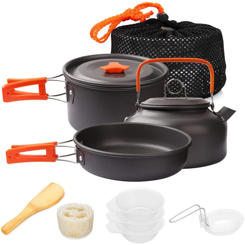 Camping Cooking Equipment Bag - 1 pçs/1 conjunto kit de panelas