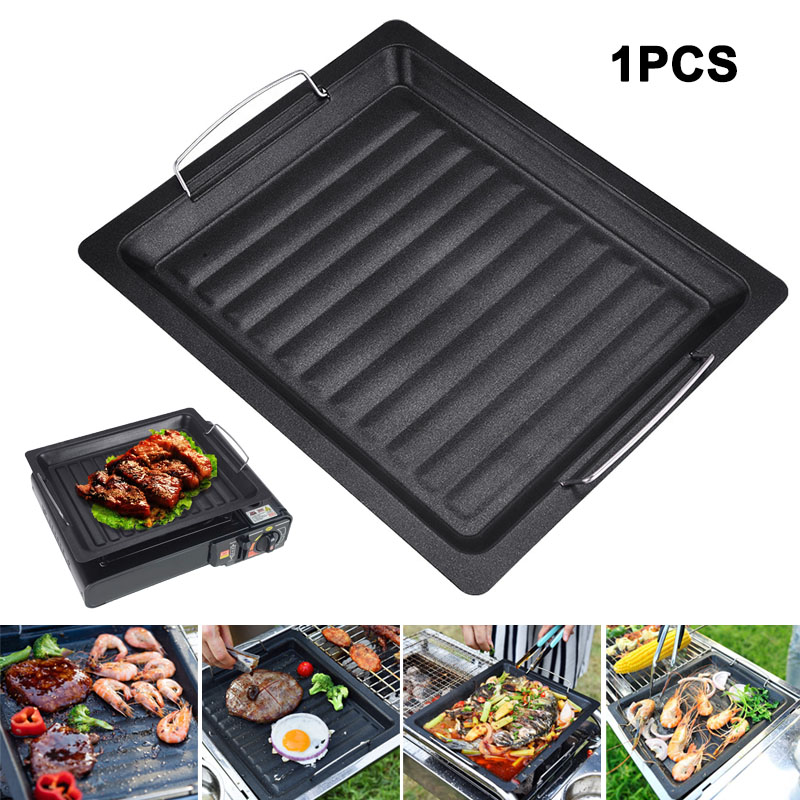 Camping Cooking Candle - Panela de Grelhar Quadrada Grossa para