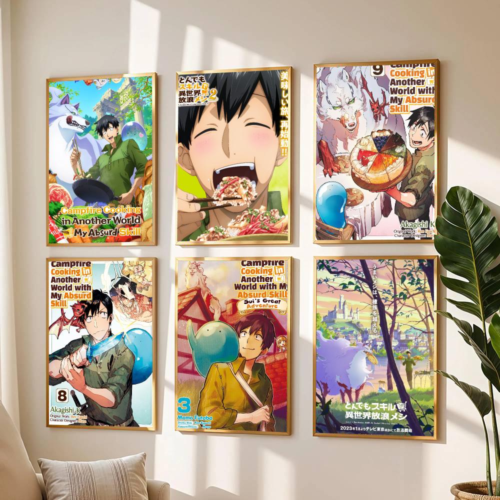 Campfire Cooking In Another World - Pintura e Caligrafia de Anime C-Campfire