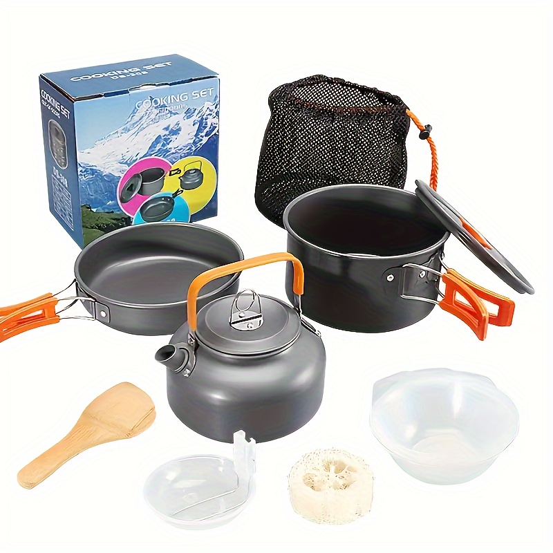 Camping Cooking Equipment Bag - Conjunto de Utensílios de Cozinha Portátil