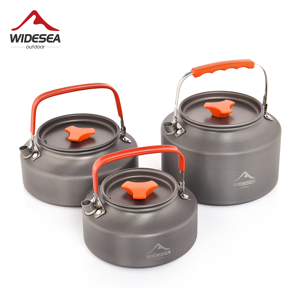 Widesea-Camping Chaleira, 1.1L - Camping Cooking Pan Set avaliação e preço