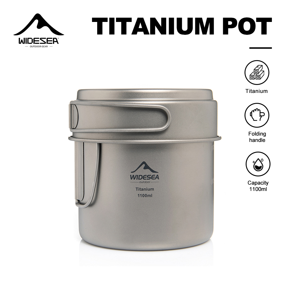 Panela de Camping Ultralight e - Camping Cooking Pan Set avaliação e preço