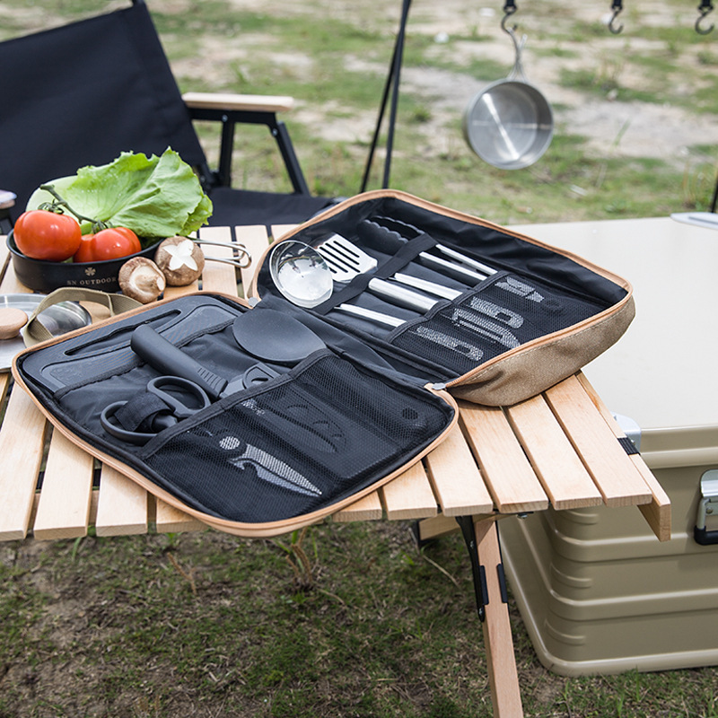 Conjunto de Utensílios de Cozi - Camping Cooking Pan Set avaliação e preço