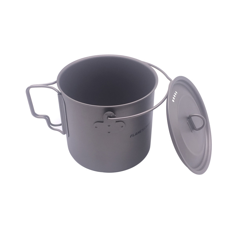 FLAME'S CREED 1100 ml 1950 ml  - Camping Cooking Pots And Pans Set avaliação e preço
