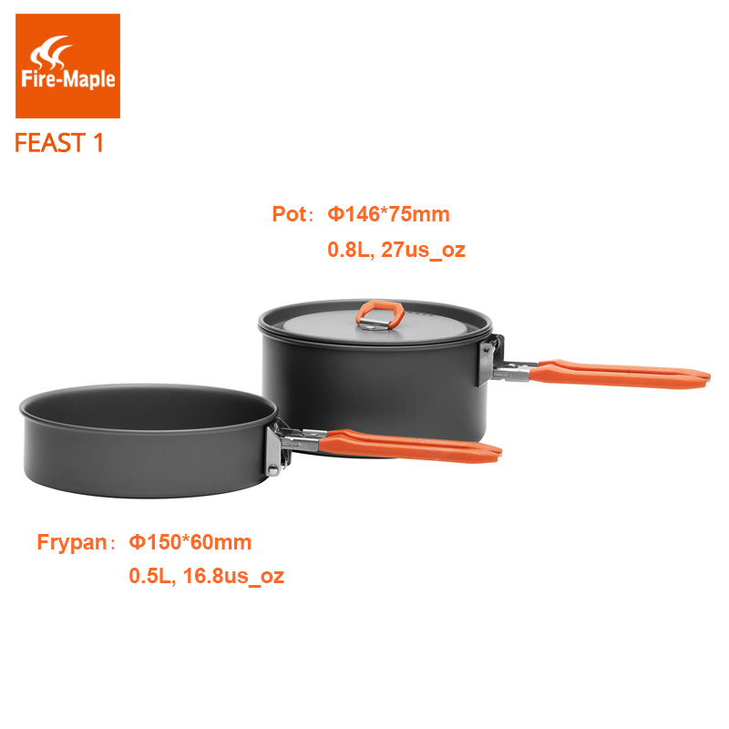 Fogo bordo festa 1 acampamento - Camping Cooking Kit Box avaliação e preço