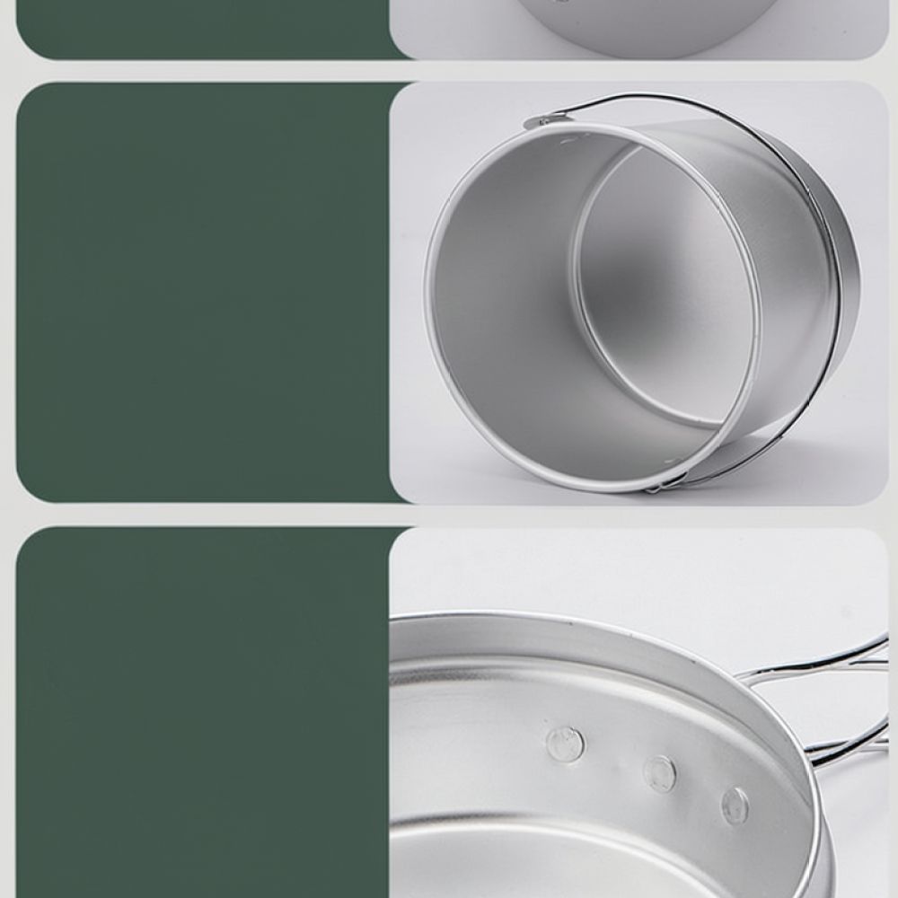 Conjunto de utensílios de cozi - Camping Cooking Pots And Pans Set avaliação e preço