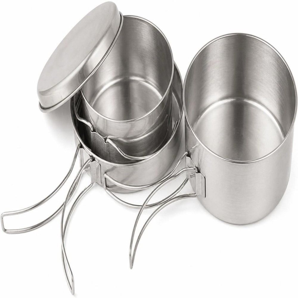 Conjunto de Utensílios de Cozi - Camping Cooking Pots And Pans Set avaliação e preço