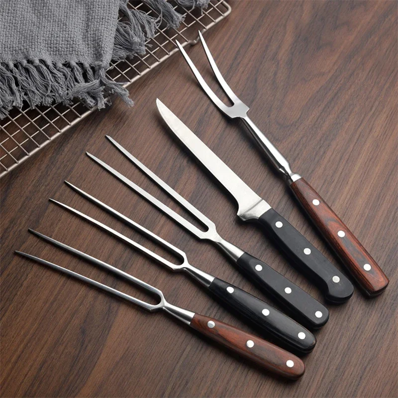 Garfo de churrasco carne grill - Camping Cooking Candle avaliação e preço