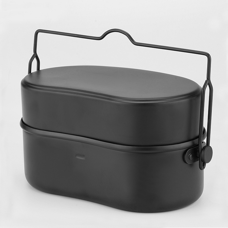 Lancheira de alumínio panelas  - Camping Cooking Kit Box avaliação e preço