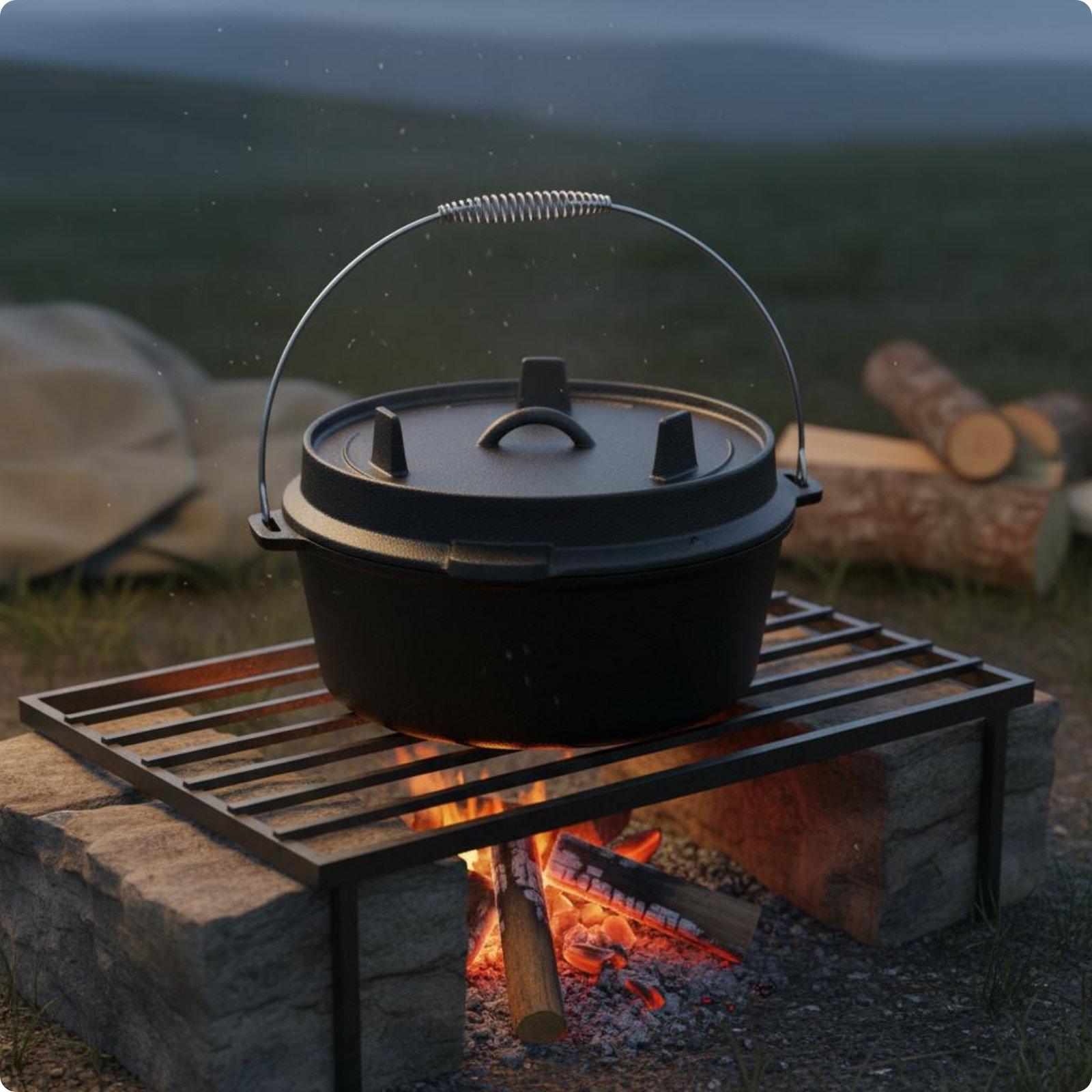 Panela Holandesa de Ferro Fund - Camp Dutch Oven Cast avaliação e preço