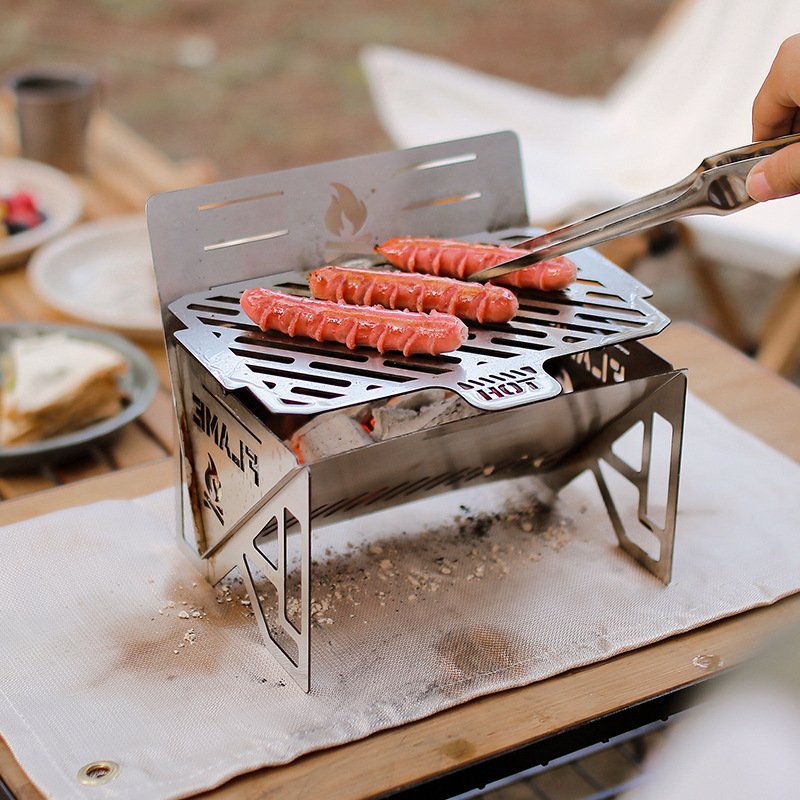 Fogão de acampamento a lenha p - Camping Cooking Fire Pit avaliação e preço