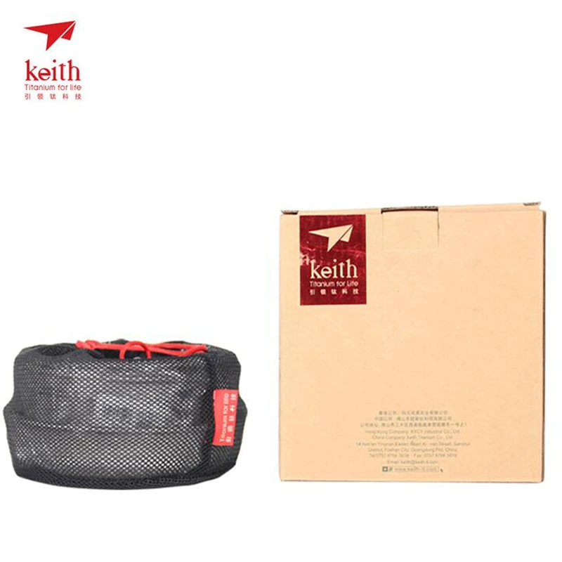 Keith-Titanium Cookware Set co - Camping Cooking Pan Set avaliação e preço