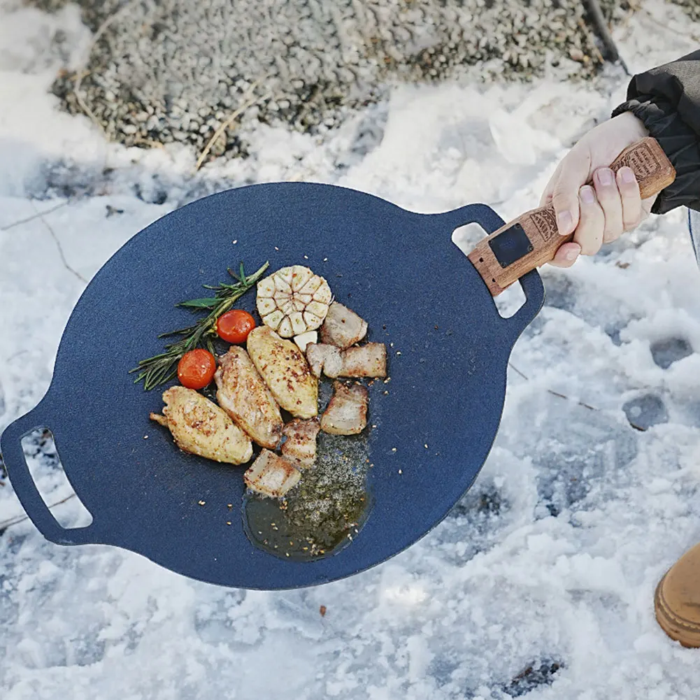 Chapa de Churrasco de Madeira  - Camping Cooking Bowl avaliação e preço