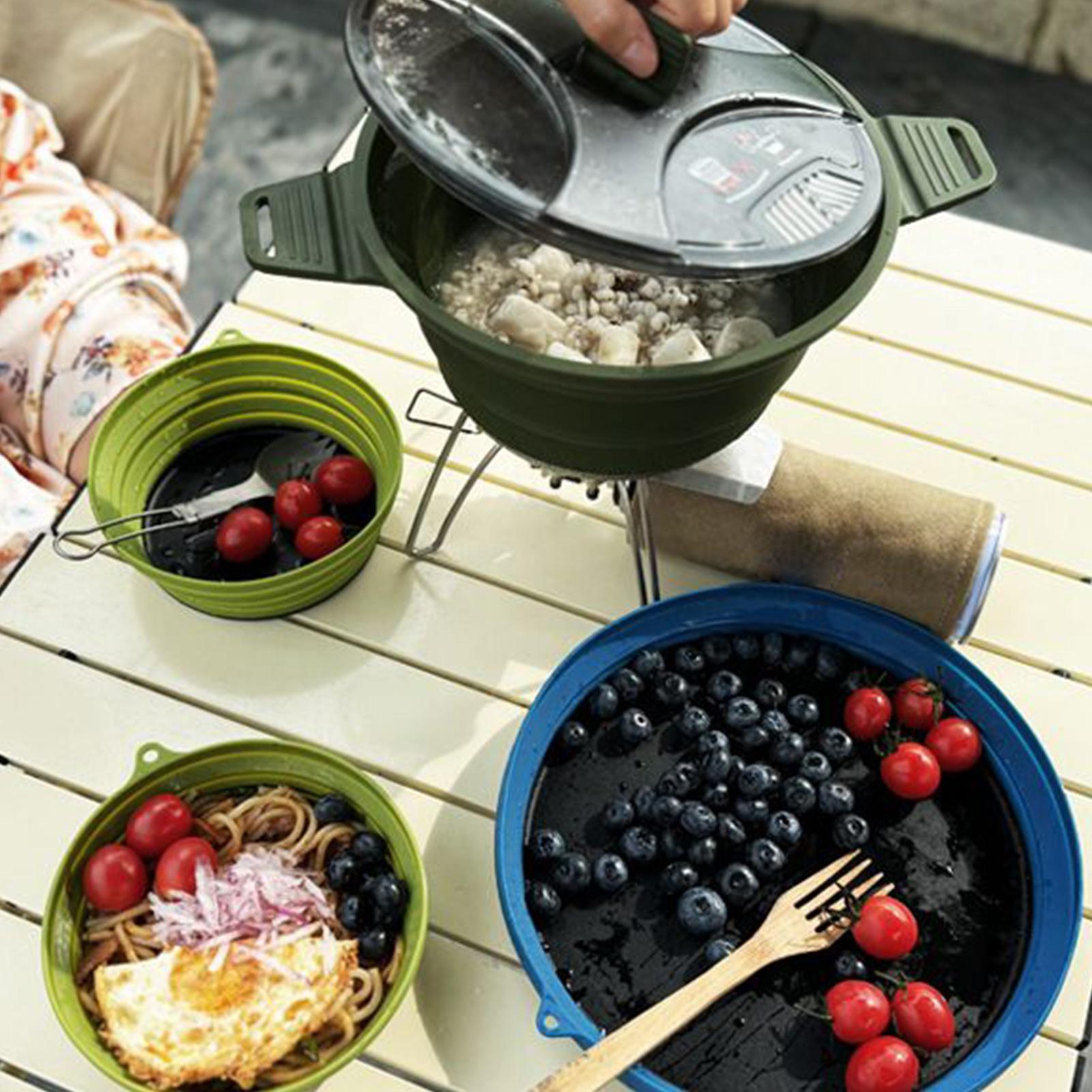 Conjunto de Cozinha para Campi - Camping Cooking Pots And Pans Set avaliação e preço
