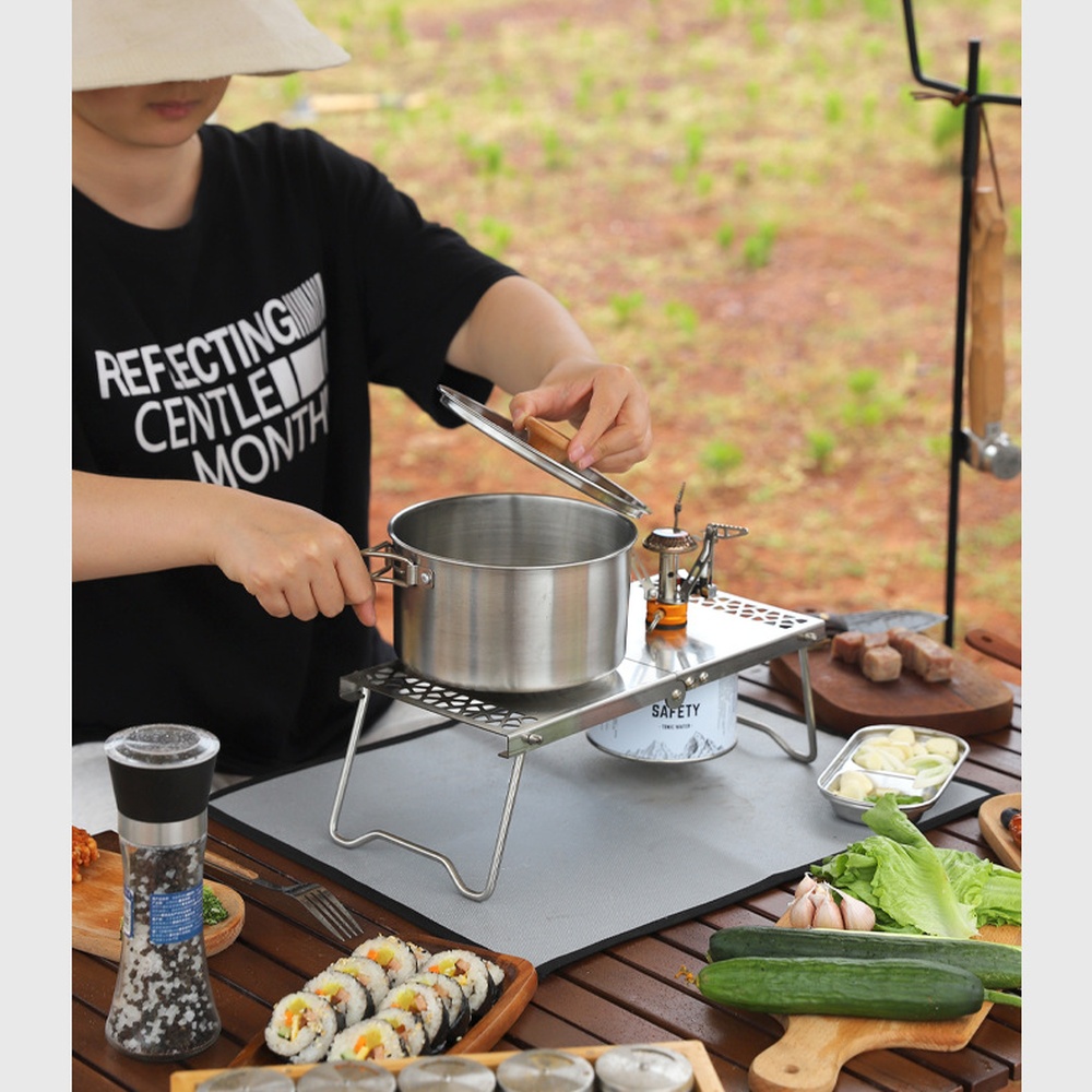 Tapete resistente ao calor par - Camping Cooking Fire Pit avaliação e preço