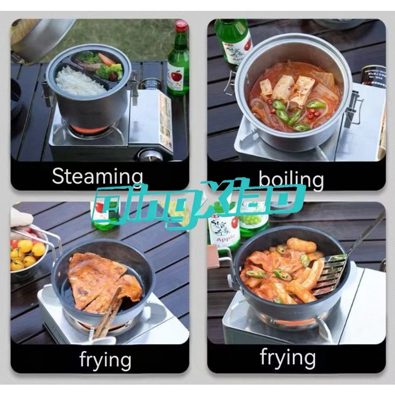 Panela Multifuncional de Aço I - Camping Cooking avaliação e preço