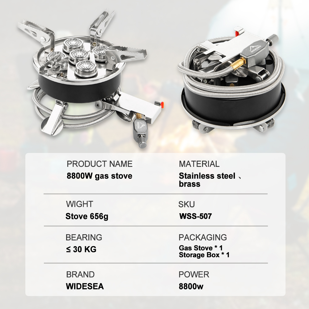 Widesea acampamento 5in1 fogão - Camping Cooking Grate avaliação e preço