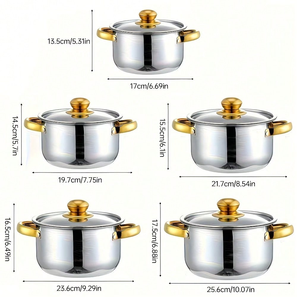Conjunto de Panelas de Aço Ino - Camping Cooking Pan Set avaliação e preço