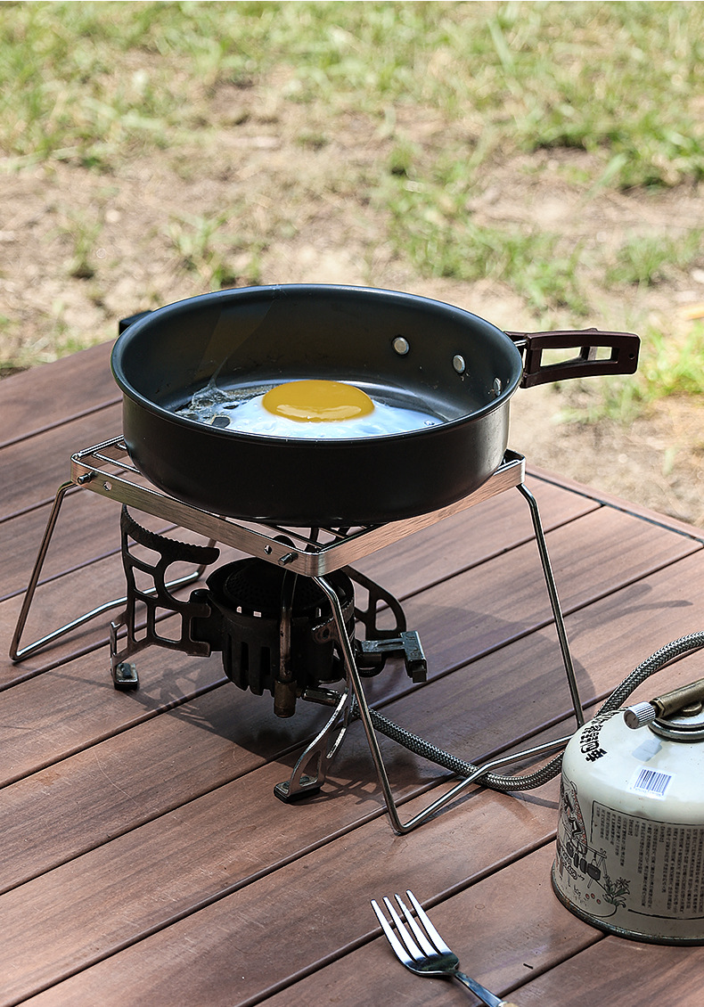 Suporte de Fogão de Aço Inoxid - Camping Cooking Pan Set avaliação e preço