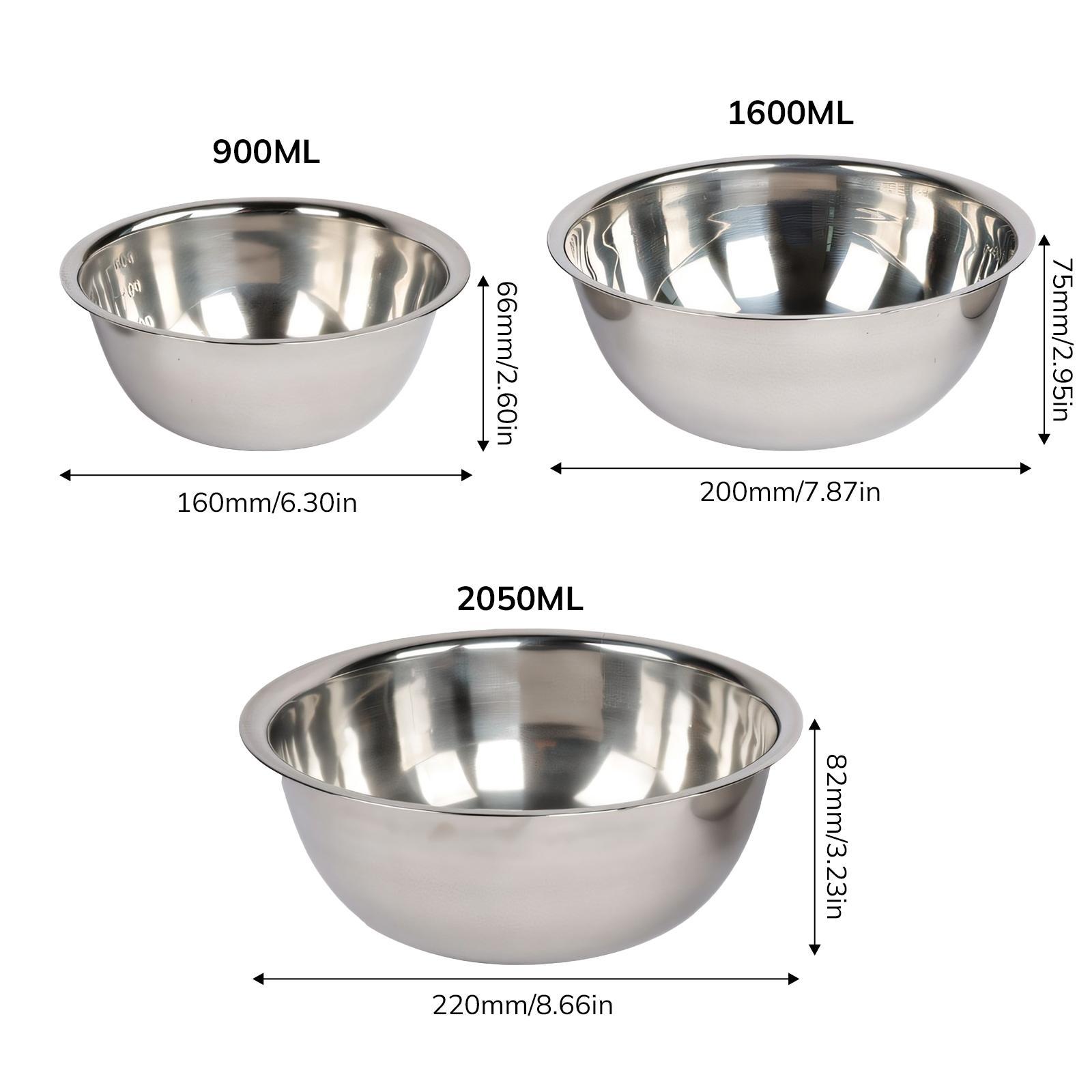 3 Peças de Tigelas de Mistura  - Camping Cooking Kids avaliação e preço