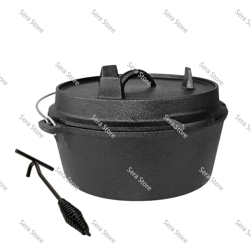 Panela de ferro fundido de 25c - Camp Dutch Oven Cast avaliação e preço