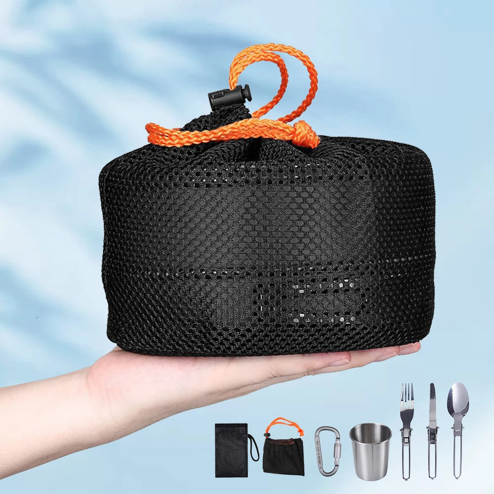 Kit de Utensílios de Cozinha p - Camping Cooking Pan Set avaliação e preço