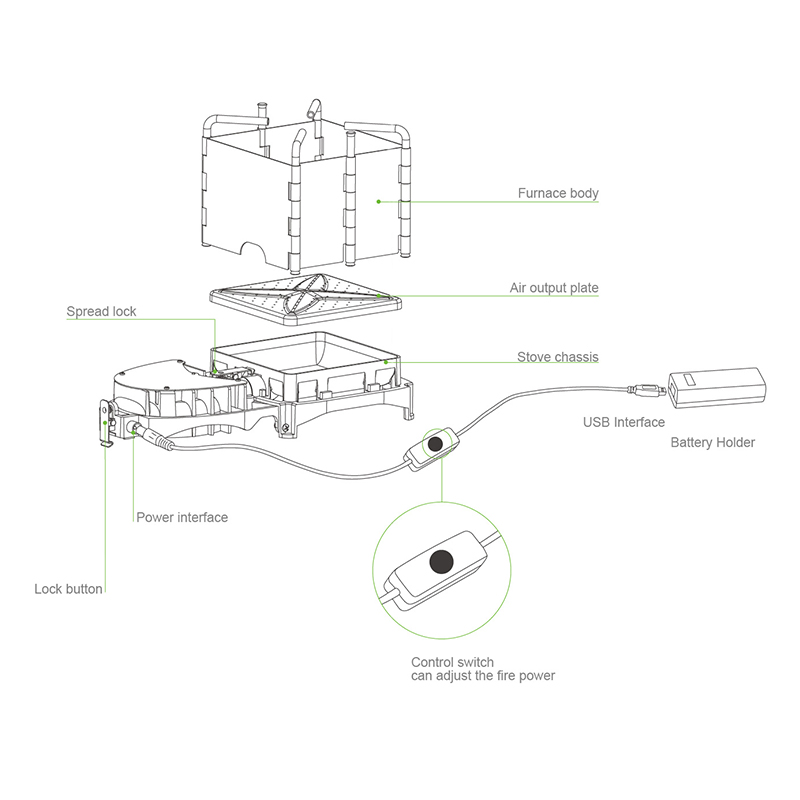 BRS 6000W Fogão a lenha ao ar  - Camping Cooking Grate avaliação e preço