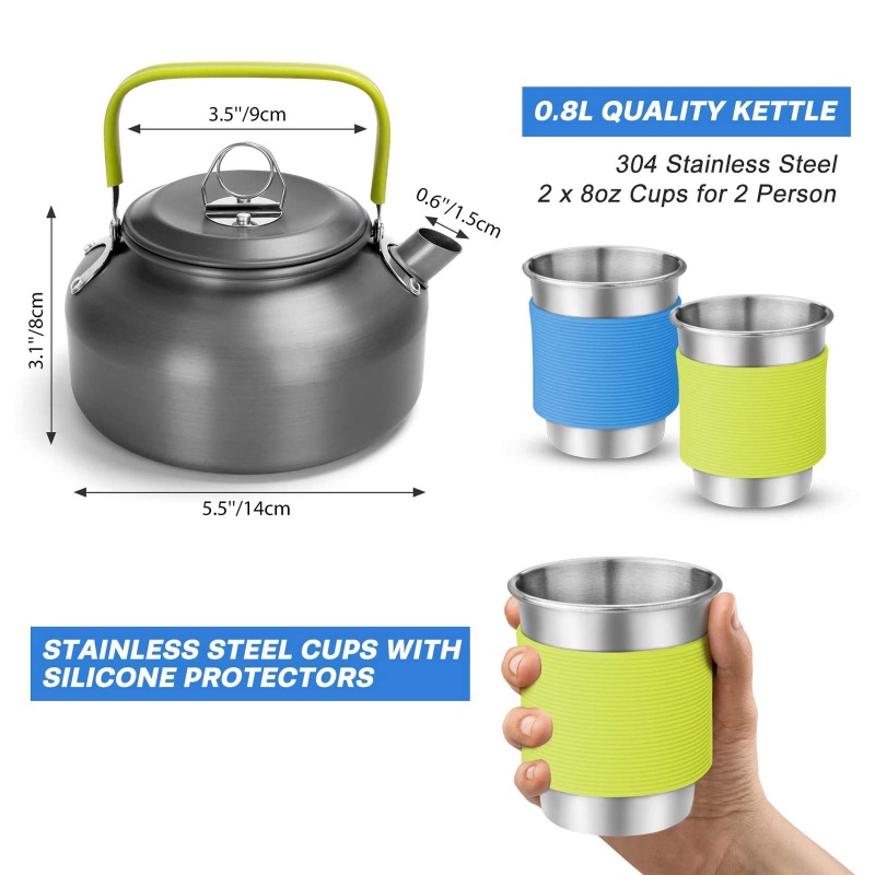 Conjunto de utensílios de cozi - Camping Cooking All In One avaliação e preço