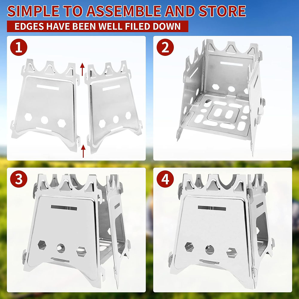 Fogão a lenha de acampamento p - Camping Cooking Grate avaliação e preço