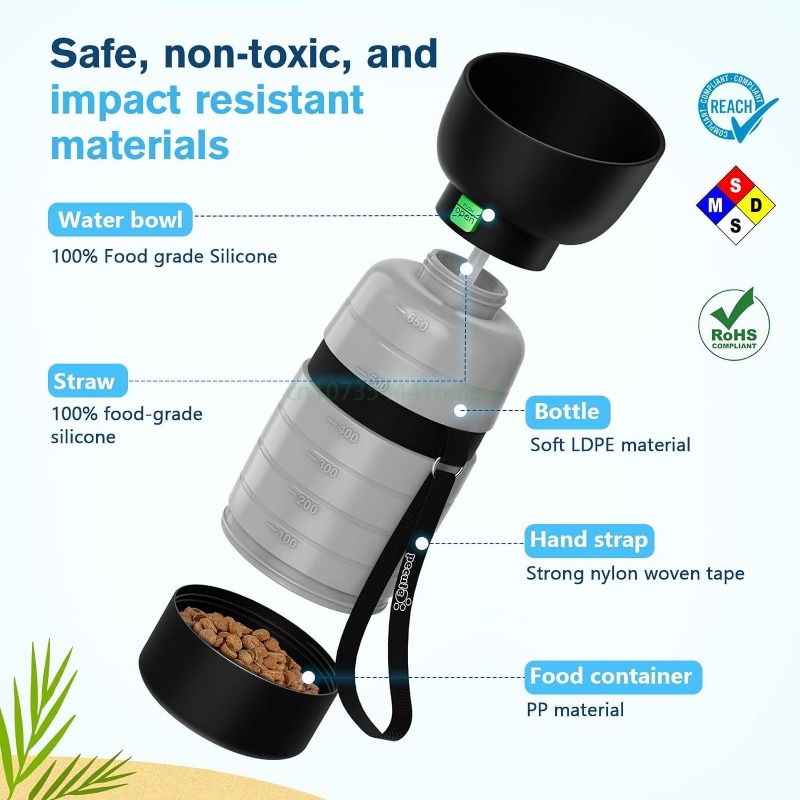Garrafa de água para cães de 6 - Camping Cooking Bowl avaliação e preço