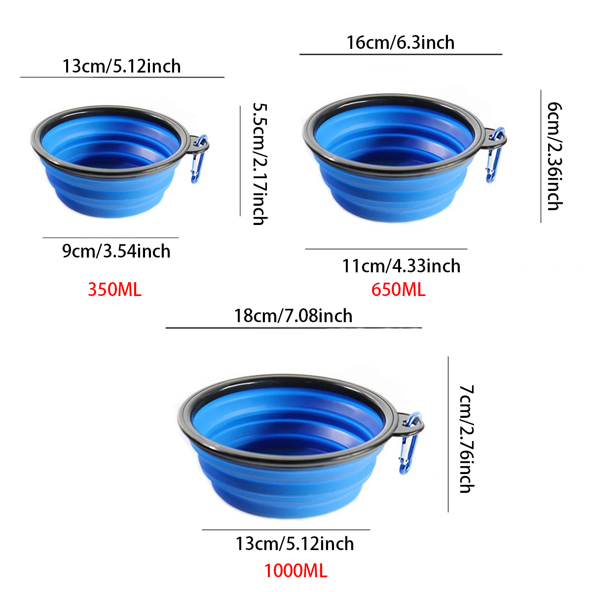 Tigela Dobrável de Silicone pa - Camping Cooking Bowl avaliação e preço