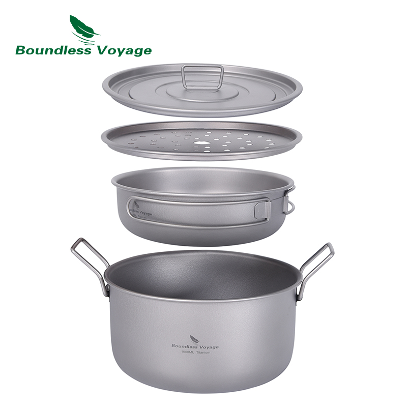 Boundless viagem acampamento c - Camping Cooking Pan Set avaliação e preço